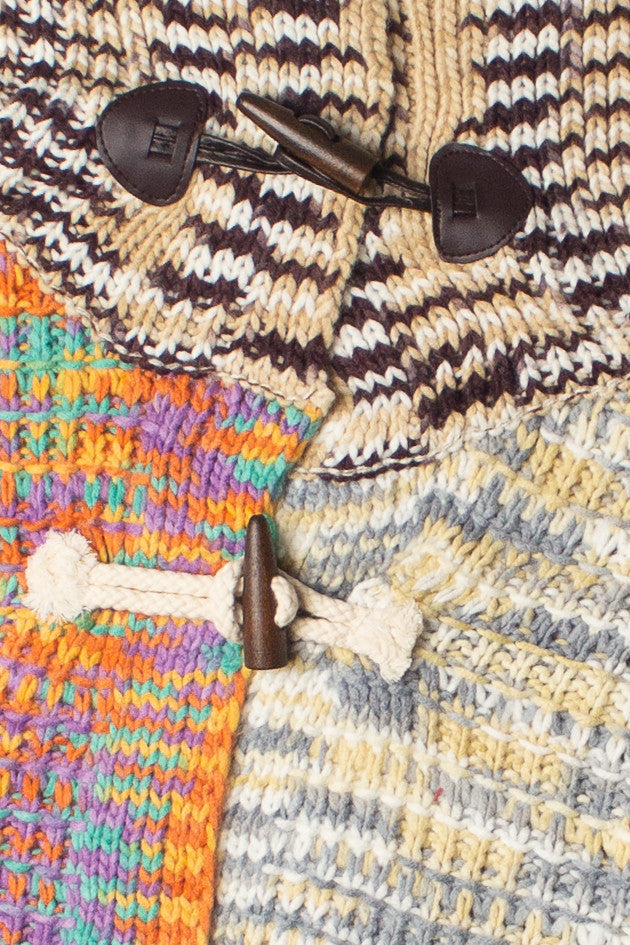 Multi Knit Space Dye Toggle Cardigan