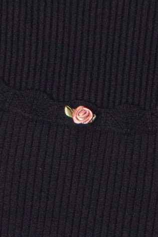 Rosebud Ribbed Sweater
