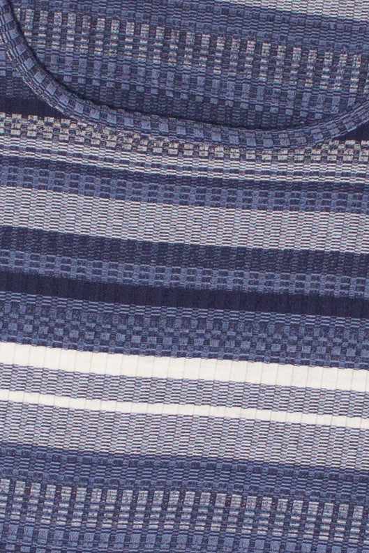 Striped Bell Long Sleeve Top