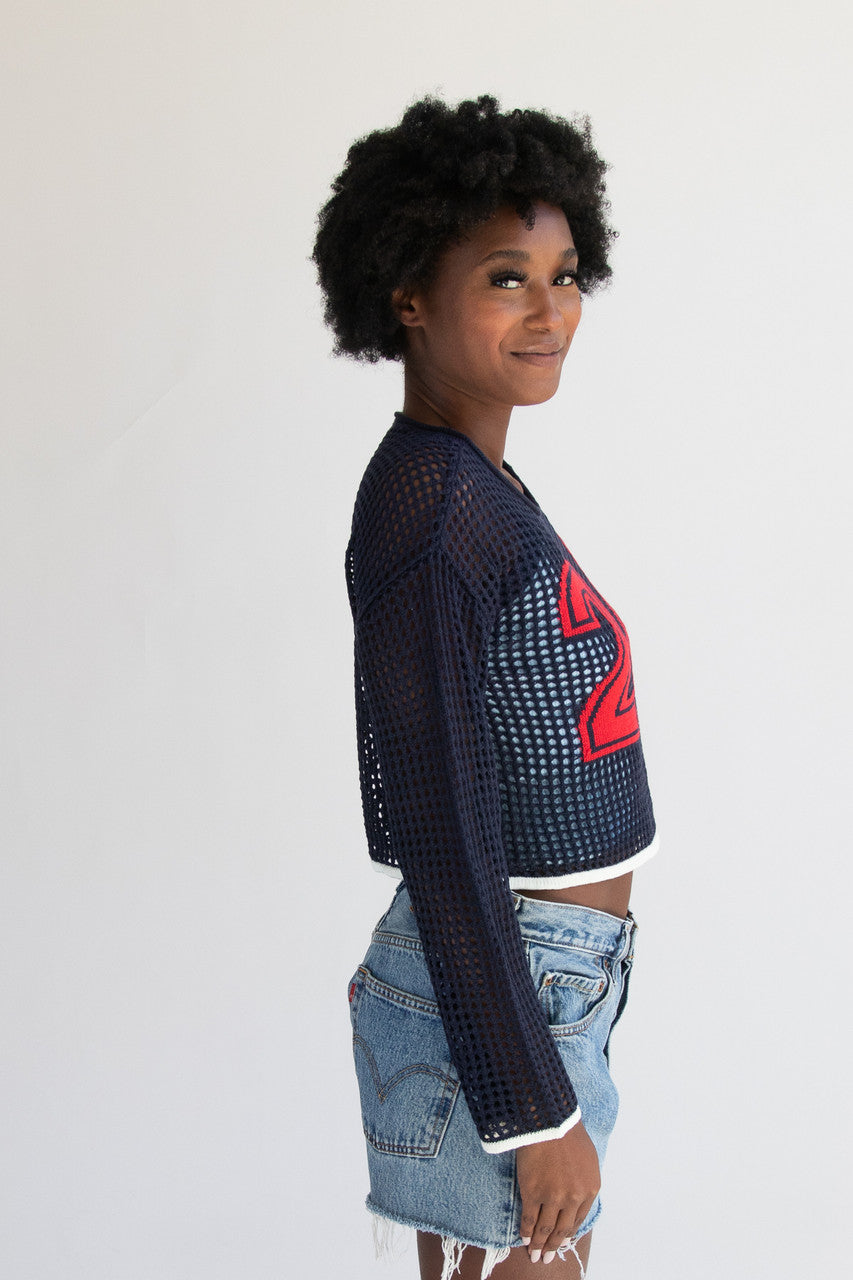 Mesh Stitch 24 Sweater