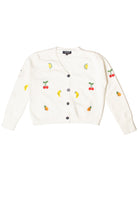 Fruit Bowl Embroidered Cardigan