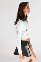 Fruit Bowl Embroidered Cardigan