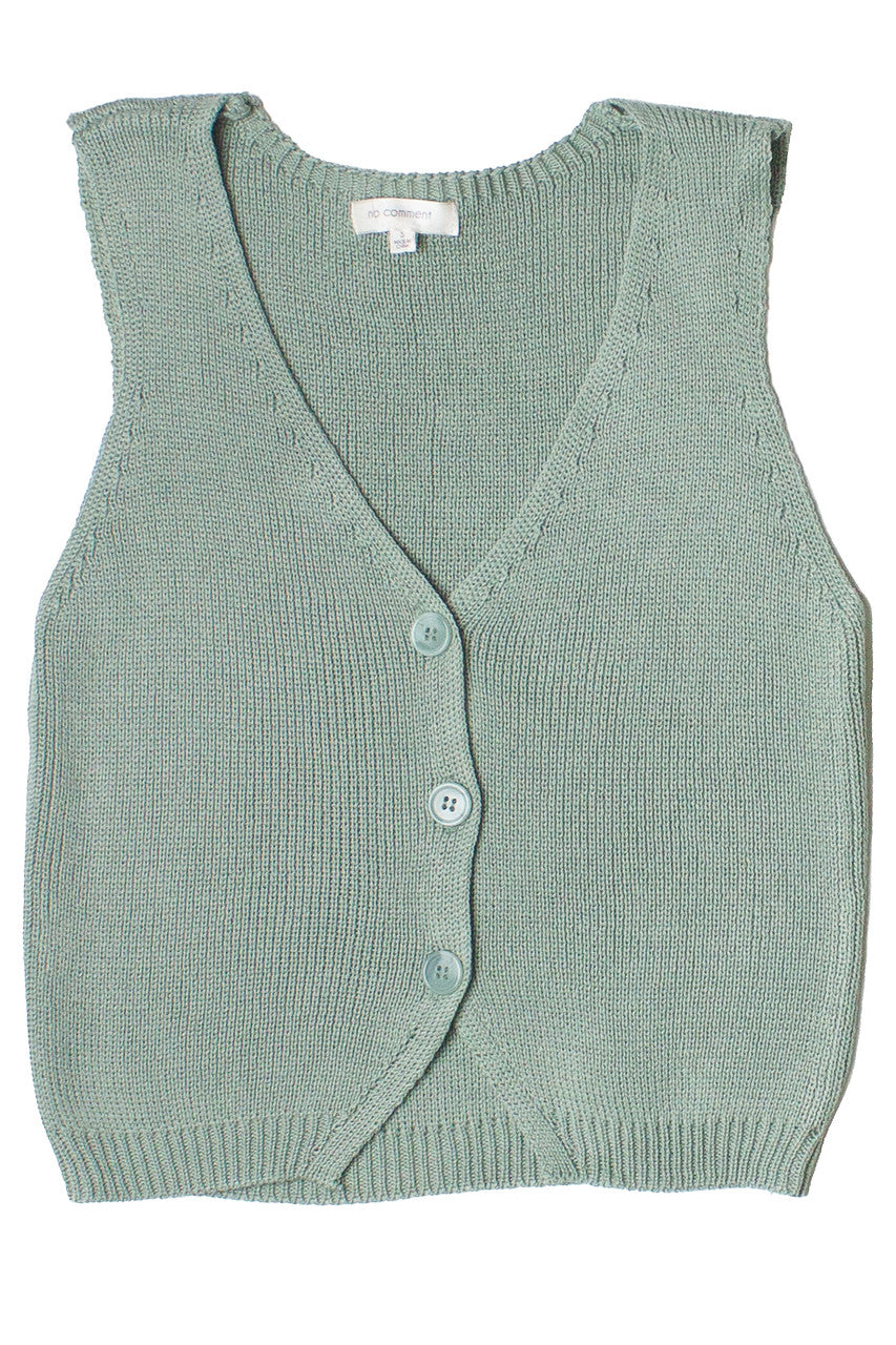 Button Sweater Vest 