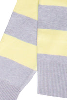Striped Polo Sweater - Yellow