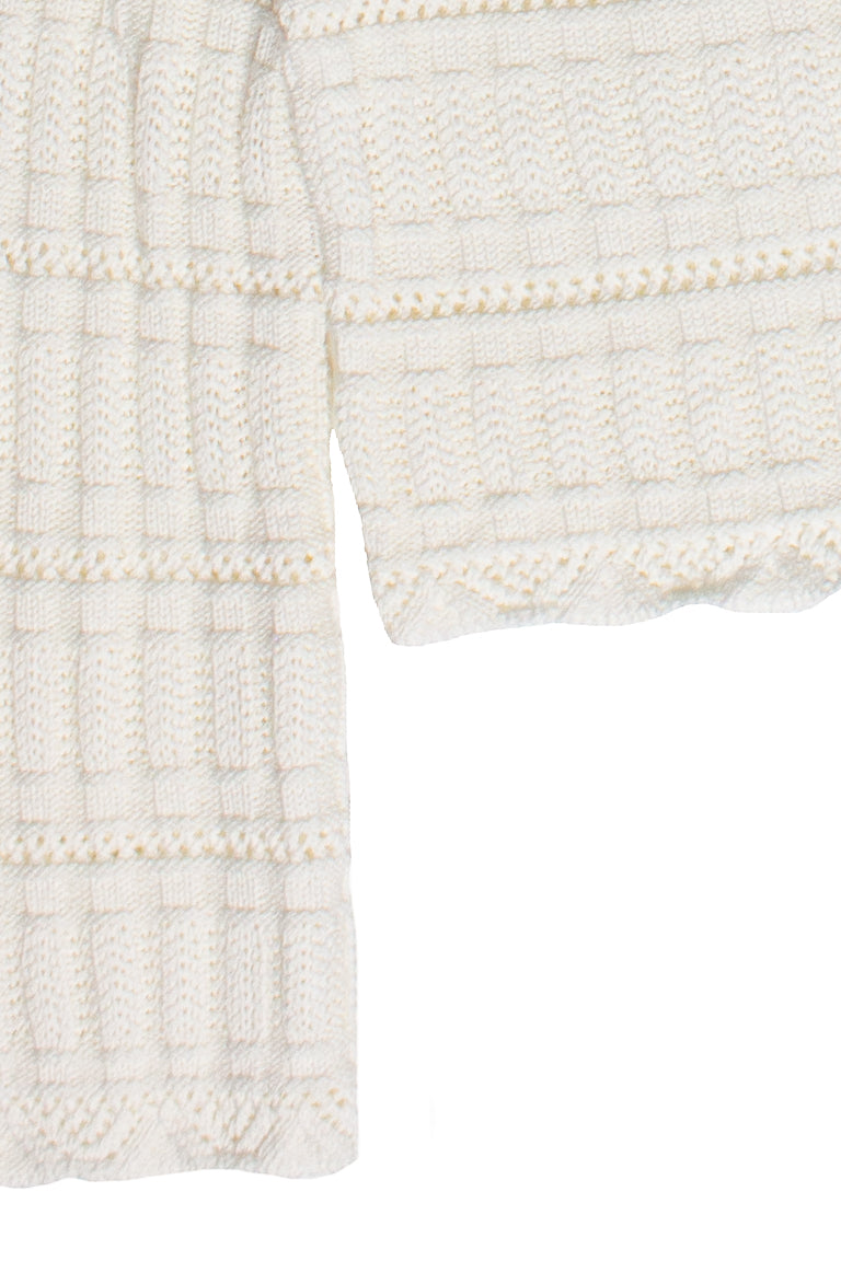 Boat Neck Knit Sweater