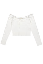 Over The Shoulder Cable Knit Sweater