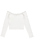Over The Shoulder Cable Knit Sweater