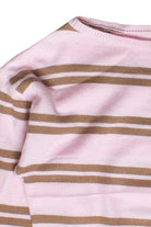 Lightweight Boat Neck Sweater - Light Pink