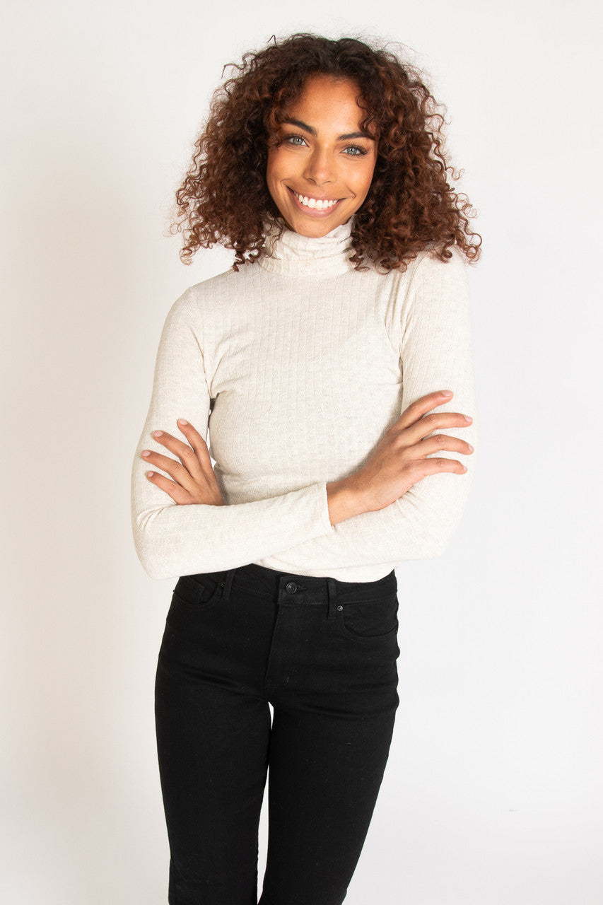 Pointelle Turtleneck – Ragstock