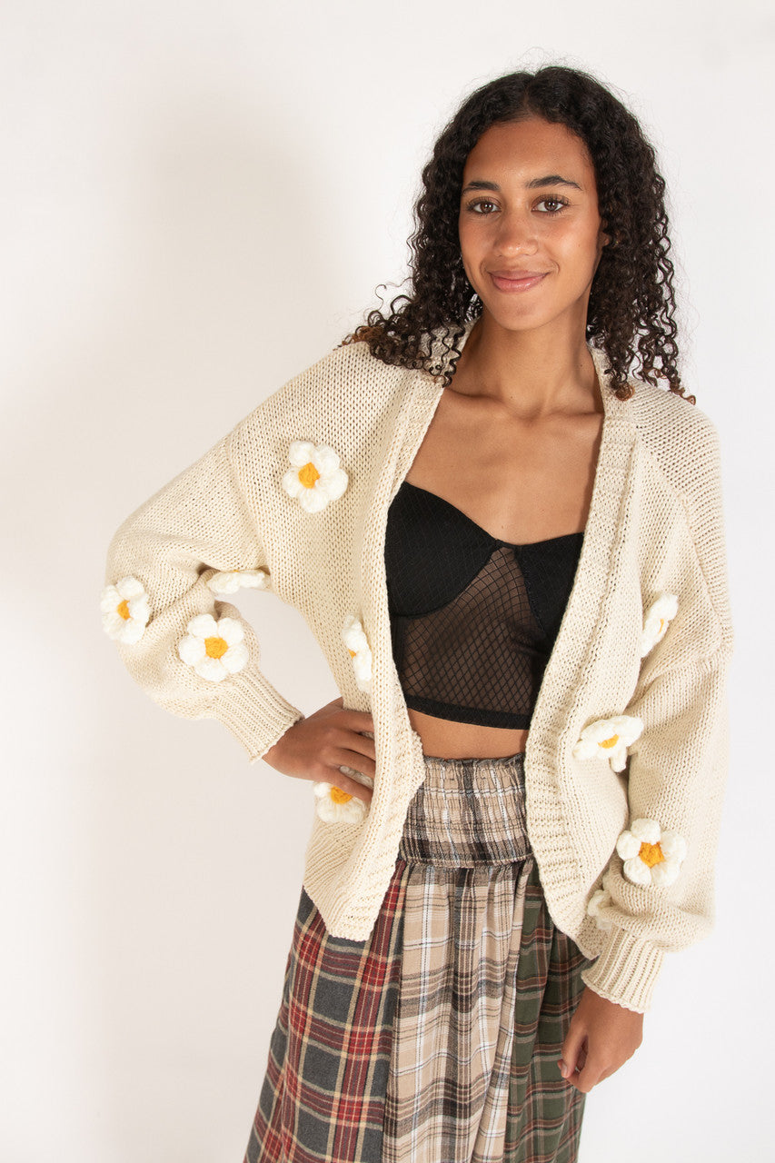 3D Applique Cardigan – Ragstock