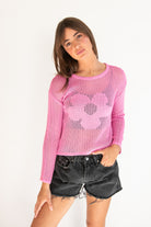 Knit Mesh Sweater