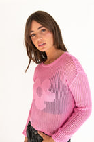 Knit Mesh Sweater