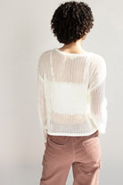 Knit Mesh Sweater