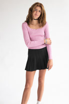 Rosebud Ribbed Sweater
