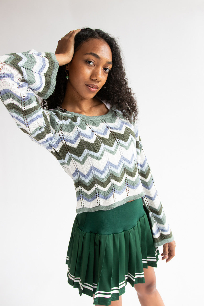 Chevron Stitch Pullover