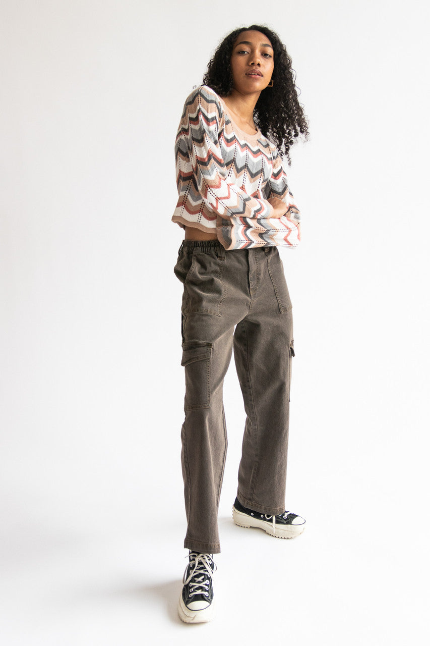 Chevron Stitch Pullover