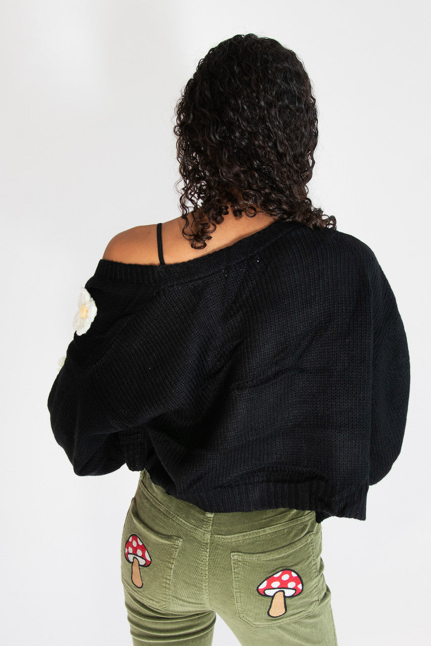 3D Daisy Cardigan