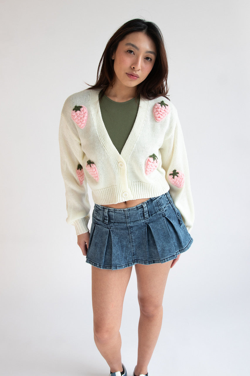 The Strawberry Patch Cardigan