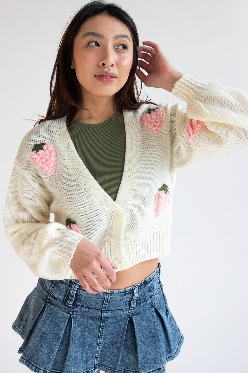 The Strawberry Patch Cardigan