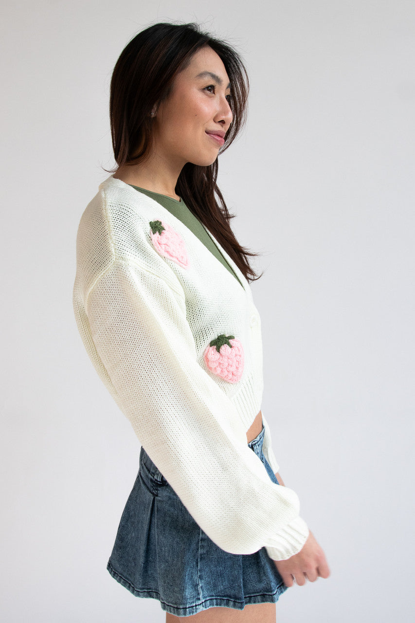 The Strawberry Patch Cardigan