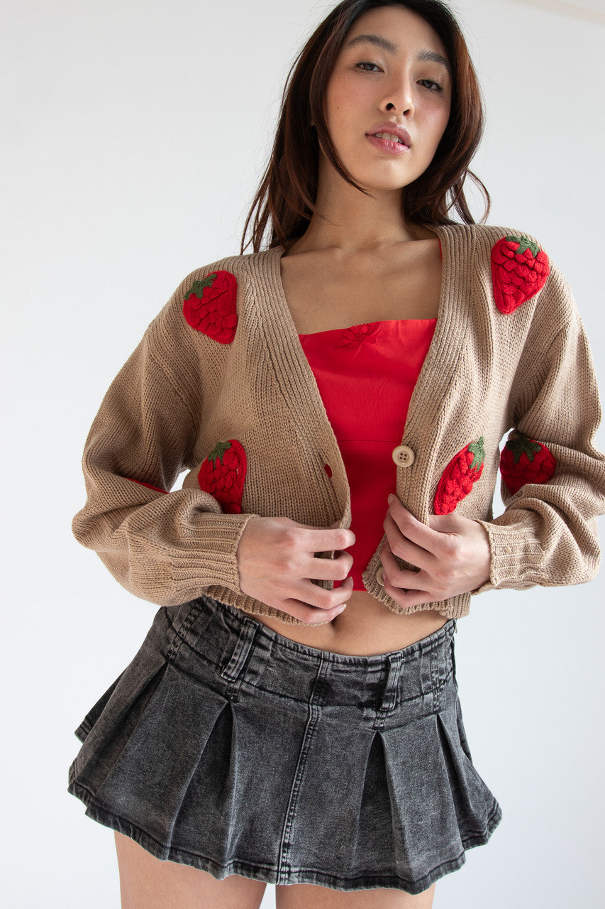 The Strawberry Patch Cardigan