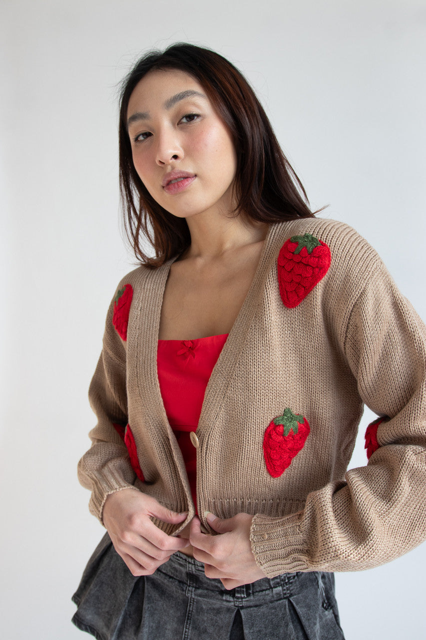 The Strawberry Patch Cardigan