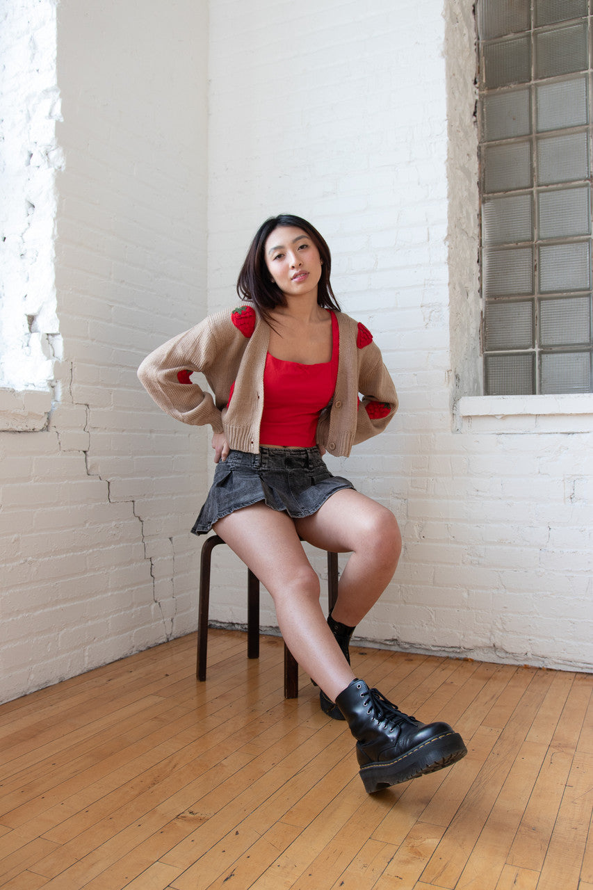 The Strawberry Patch Cardigan