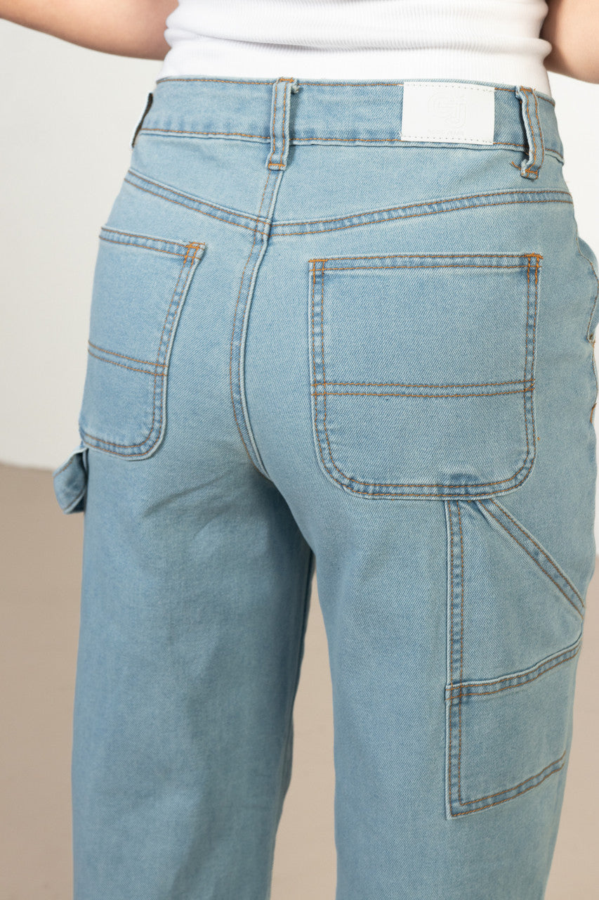 Light Wash Carpenter Jeans