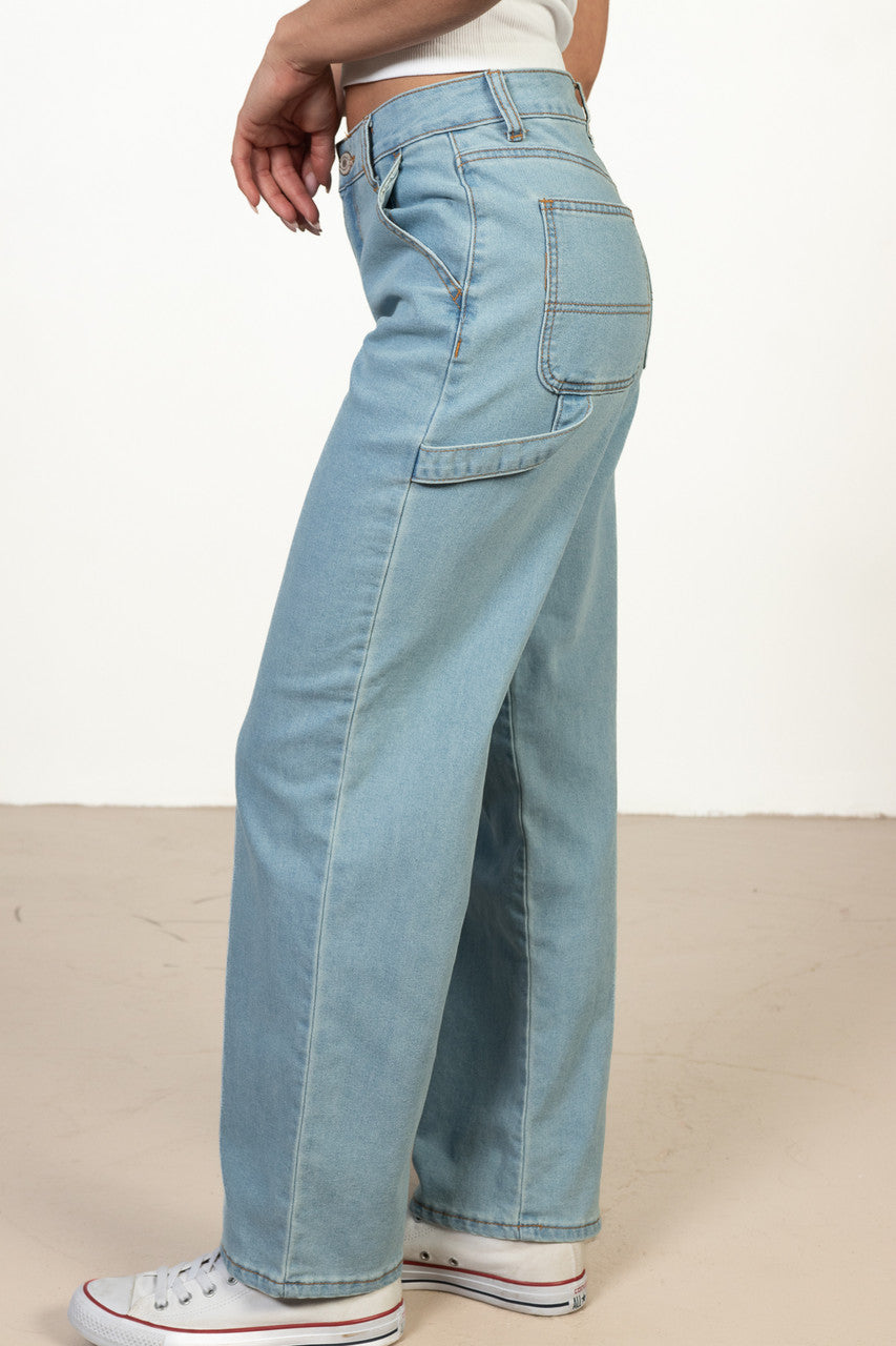 Light Wash Carpenter Jeans