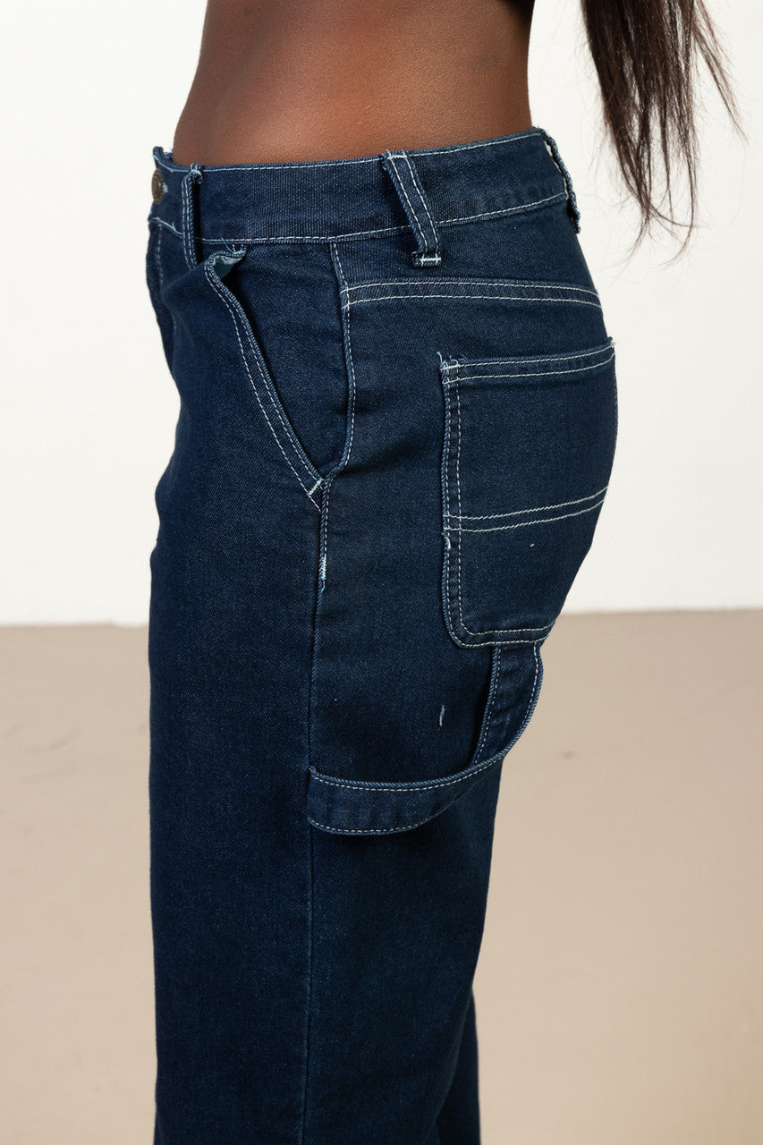 Dark Wash Carpenter Jeans