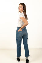 Medium Dark Wash Skater Jeans