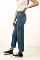 Medium Dark Wash Skater Jeans