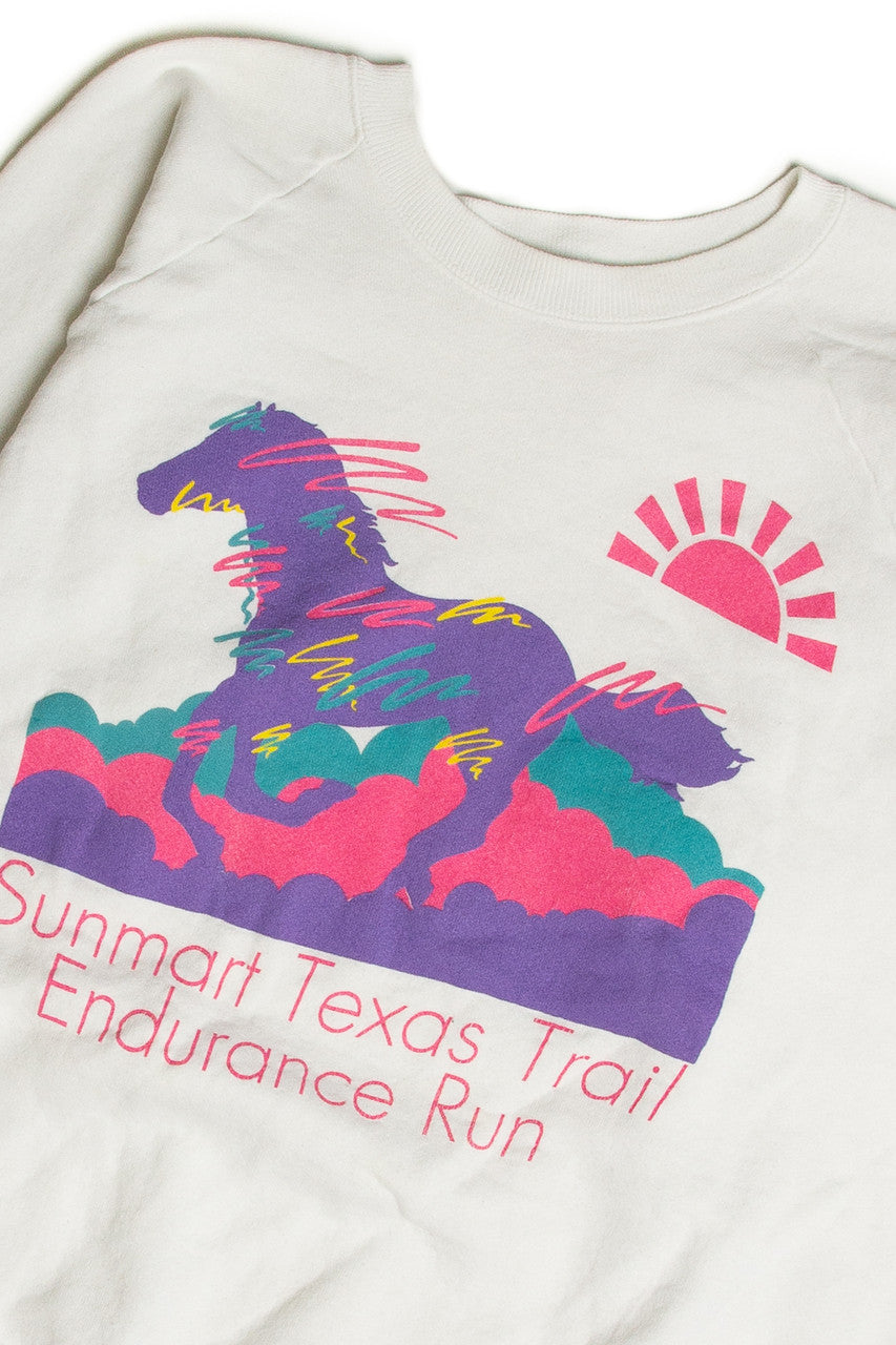 Vintage Sunmart Texas Trail Endurance Run Sweatshirt