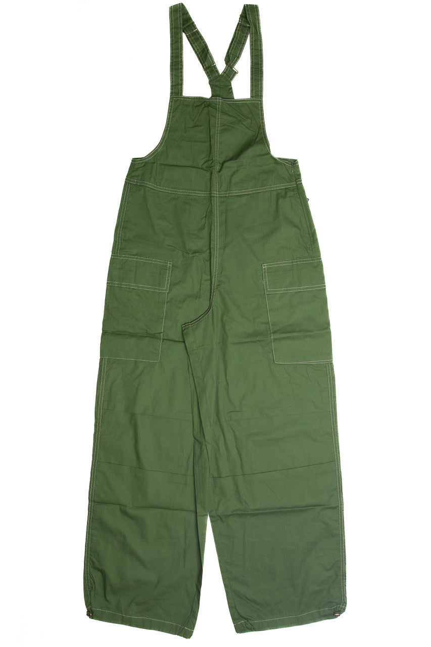 Olive Parachute Overalls