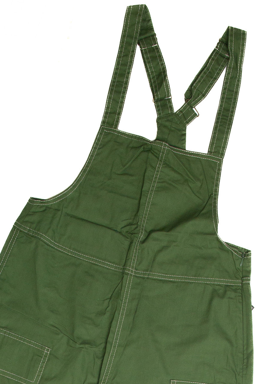 Olive Parachute Overalls