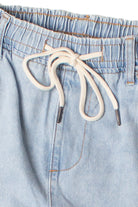 Wide Leg Pull On Cargo Jeans