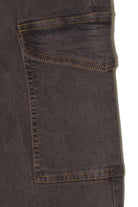 Grunge Wash Cargo Skater Jeans