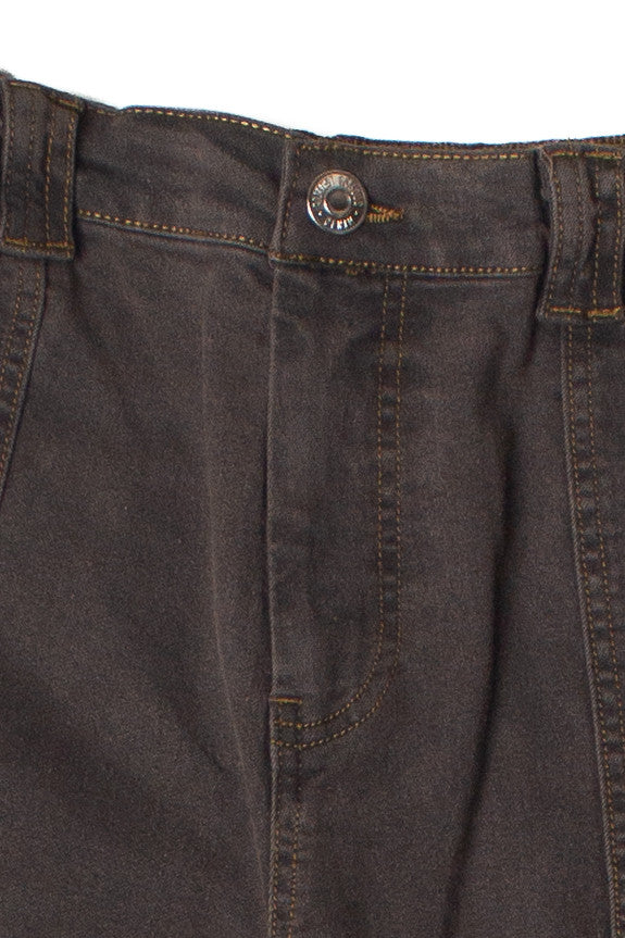 Grunge Wash Cargo Skater Jeans