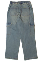 Grunge Wash Cargo Skater Jeans