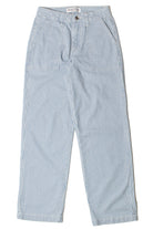 Hickory Stripe Straight Leg Jeans