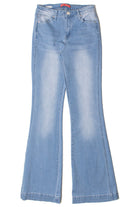 Mid Rise Flare Jeans