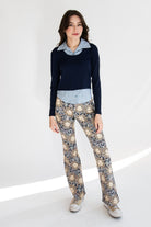 Celestial Paisley Flare Jeans