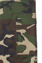Drawstring Camo Cargo Pants