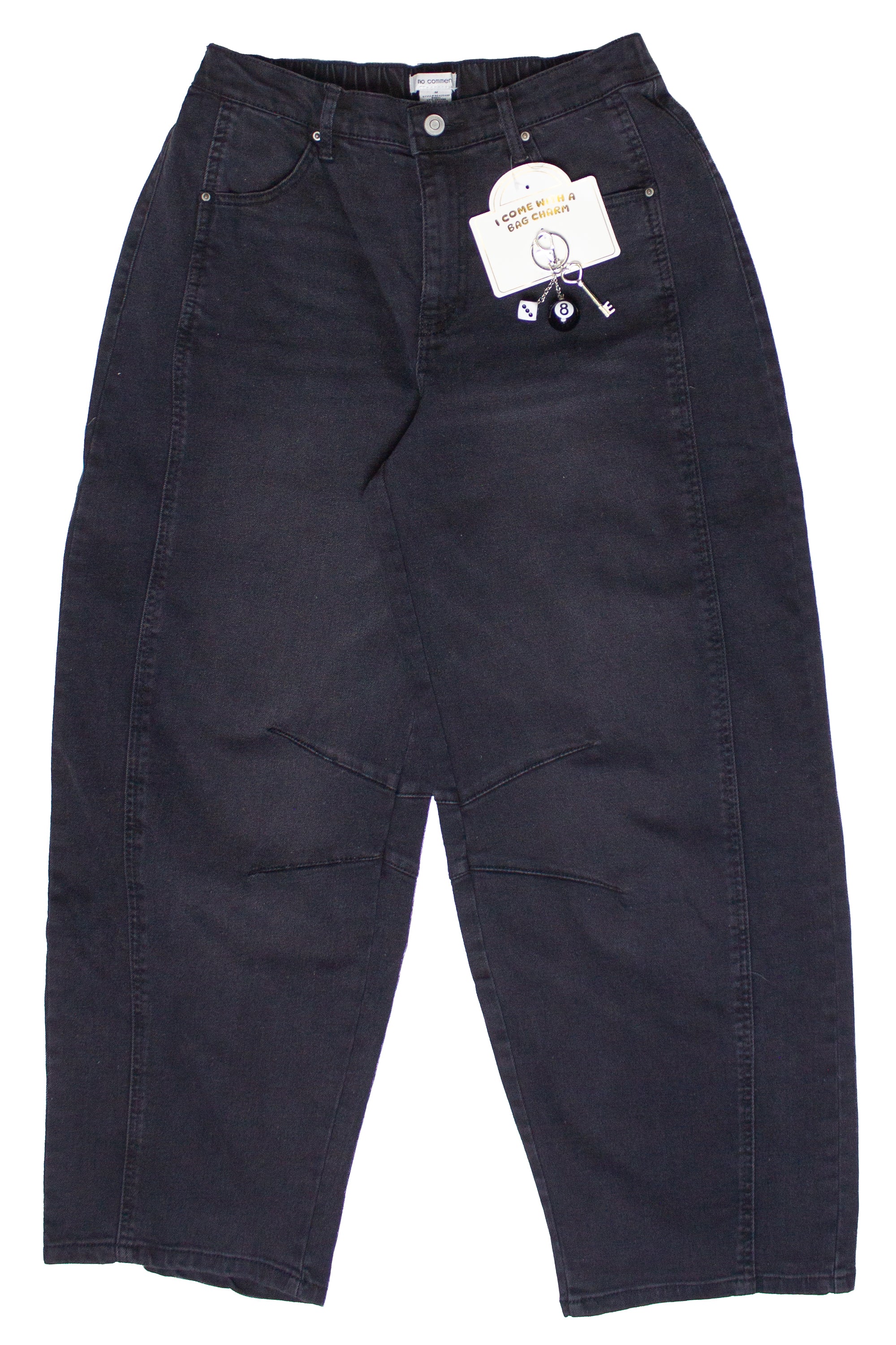 Barrel Leg Jeans With Charm