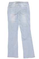 Low Rise Bootcut Belted Jeans - Light