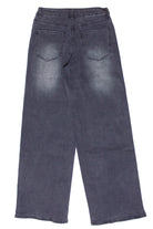 Embroidered Cherry Wide Leg Jeans