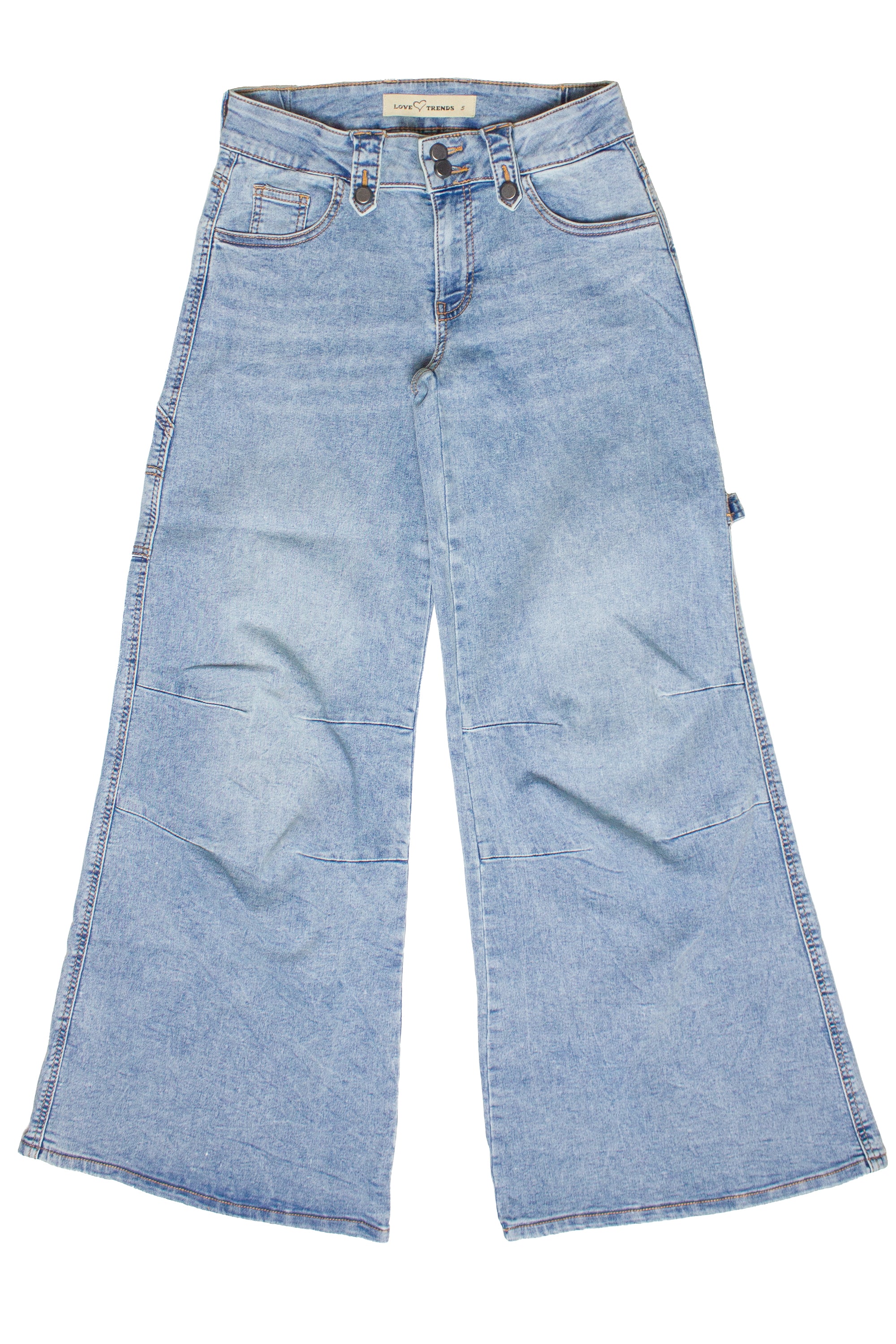 Super Wide Leg Carpenter Jeans - Light