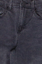 Wide Leg Cuffed Jeans