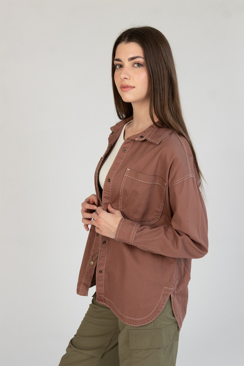 Twill Shacket