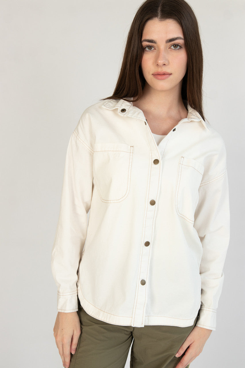Twill Shacket